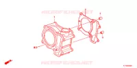 CYLINDRE pour Honda SH 125 SPECIAL de 2013