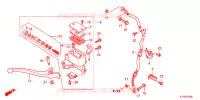 MAITRE CYLINDRE DE FREIN AVANT pour Honda SH 125 SPECIAL de 2013