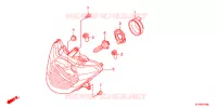 PHARE pour Honda SH 125 SPECIAL de 2013