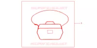 SAC INTERIEUR DE TOP CASE pour Honda SH 125 SPECIAL de 2013