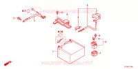 BATTERIE pour Honda SH 125 SPECIAL de 2013