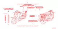AUTOCOLLANTS pour Honda SH 150 SPECIAL 5ED de 2013