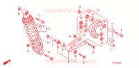 AMORTISSEUR ARRIERE pour Honda XRE 300 ABS de 2010