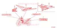 AUTOCOLLANTS pour Honda XRE 300 ABS de 2010