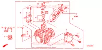 CORPS DE PAPILLON pour Honda XRE 300 ABS de 2010