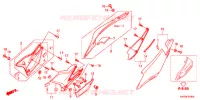 COUVERCLES LATERAUX pour Honda XRE 300 ABS de 2010