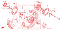 ROUE ARRIERE pour Honda XRE 300 ABS de 2010
