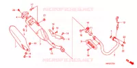 SILENCIEUX D'ECHAPPEMENT pour Honda XRE 300 ABS de 2010