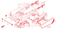 BRAS OSCILLANT pour Honda XRE 300 3BR de 2011