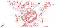 CULASSE pour Honda XRE 300 3BR de 2011