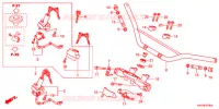 GUIDON   TE DE FOURCHE pour Honda XRE 300 3BR de 2011