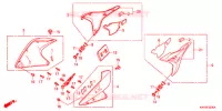 OUIES DE RADIATEUR pour Honda XRE 300 3BR de 2011