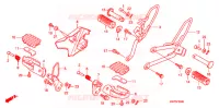 REPOSE PIED pour Honda XRE 300 3BR de 2011