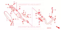 SILENCIEUX D'ECHAPPEMENT pour Honda XRE 300 3BR de 2011