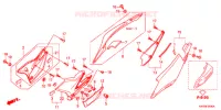 COUVERCLES LATERAUX pour Honda XRE 300 3LA de 2011