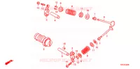 ARBRE A CAMES   SOUPAPE pour Honda INNOVA 125 de 2007