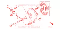 FLASQUE   MACHOIRES DE FREIN ARRIERE pour Honda INNOVA 125 de 2007