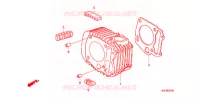 CYLINDRE pour Honda INNOVA 125 de 2009