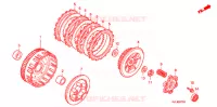 EMBRAYAGE pour Honda INNOVA 125 de 2009
