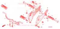 REPOSE PIED pour Honda INNOVA 125 de 2009