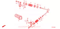ARBRE A CAMES   SOUPAPE pour Honda INNOVA 125 de 2009