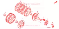 EMBRAYAGE pour Honda INNOVA 125 de 2009