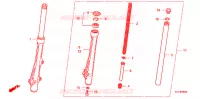FOURCHE pour Honda INNOVA 125 de 2009