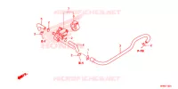 VALVE DE COMMANDE D'INJECTION D'AIR pour Honda CB 1000 R ABS BLANCHE de 2013