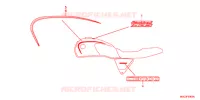 AUTOCOLLANTS pour Honda CB 1100 ABS de 2011