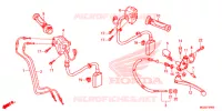LEVIER DE GUIDON   CABLE   COMMODO pour Honda CB 500 F de 2014
