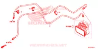DURITE DE FREIN ARRIERE pour Honda CB 500 X ABS de 2014