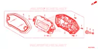 COMPTEUR pour Honda CB 500 X ABS de 2014