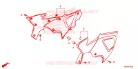 COUVERCLES LATERAUX pour Honda CB 500 X de 2014