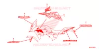 AUTOCOLLANTS pour Honda CB 500 X ABS de 2013