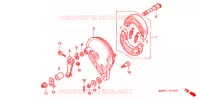 FLASQUE   MACHOIRES DE FREIN ARRIERE pour Honda CB 150 UNICORM DAZZLER de 2006