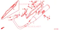 SILENCIEUX D'ECHAPPEMENT (CBF1505/M5/6/M6/7/M7/M9/MA) pour Honda CB 150 UNICORN de 2006