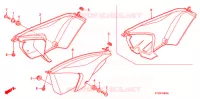 COUVERCLES LATERAUX pour Honda CBF 150 de 2007