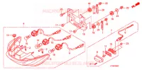 FEUX ARRIERE pour Honda CBF 150 de 2007