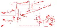 PEDALE pour Honda CBF 150 de 2007