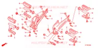 REPOSE PIED pour Honda CBF 150 de 2007