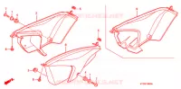 COUVERCLES LATERAUX pour Honda CBF 150 de 2010