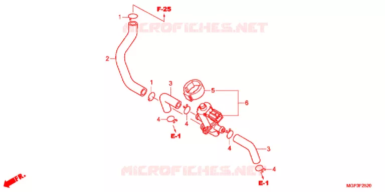 VALVE DE COMMANDE D'INJECTION D'AIR Honda MOTO 1000 CBR 2012  CBR1000RRC