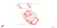 COUVRE CULASSE pour Honda CBR 125 WHITE de 2012