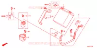 BATTERIE pour Honda CBR 250 R ABS NOIRE de 2013