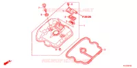 COUVRE CULASSE pour Honda CBR 250 R ABS NOIRE de 2013