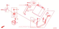 BATTERIE pour Honda CBR 250 R ABS BLANCHE de 2013