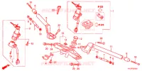 GUIDON   TE DE FOURCHE pour Honda CBR 250 R ABS BLANCHE de 2013
