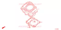 CYLINDRE pour Honda CBR 250 R BLACK de 2013
