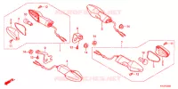 CLIGNOTANT pour Honda CBR 250 R REPSOL de 2013