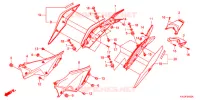 COUVERCLES LATERAUX   ARRIERES pour Honda CBR 250 R REPSOL de 2013
